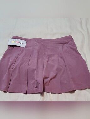 Marika Mauve Pleated Active Skort - Women